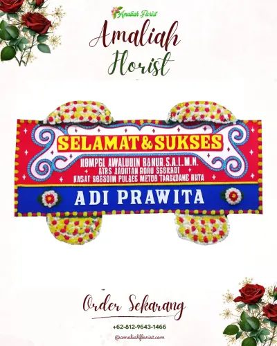 Karangan Bunga Ucapan Selamat di Gentansari